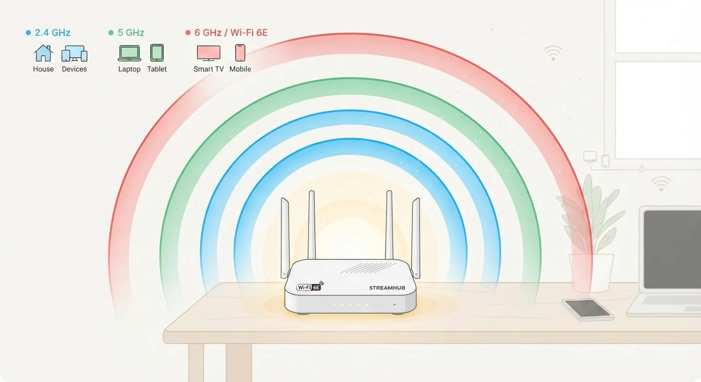 2.4 GHz vs. 5 GHz vs. 6 GHz Wi-Fi Bands: Picking the Right One for Each Device