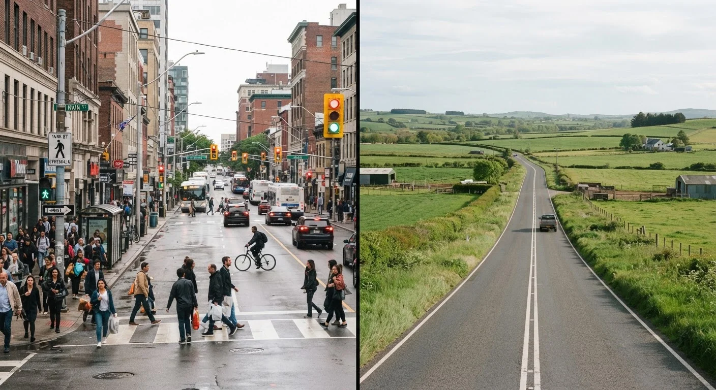 City Streets vs. Rural Highways: Two Very Different Sets of Risks