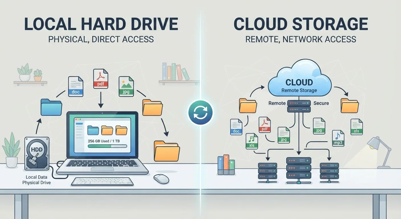 Cloud Storage vs. Local Storage: Where Should Your Files Actually Live?