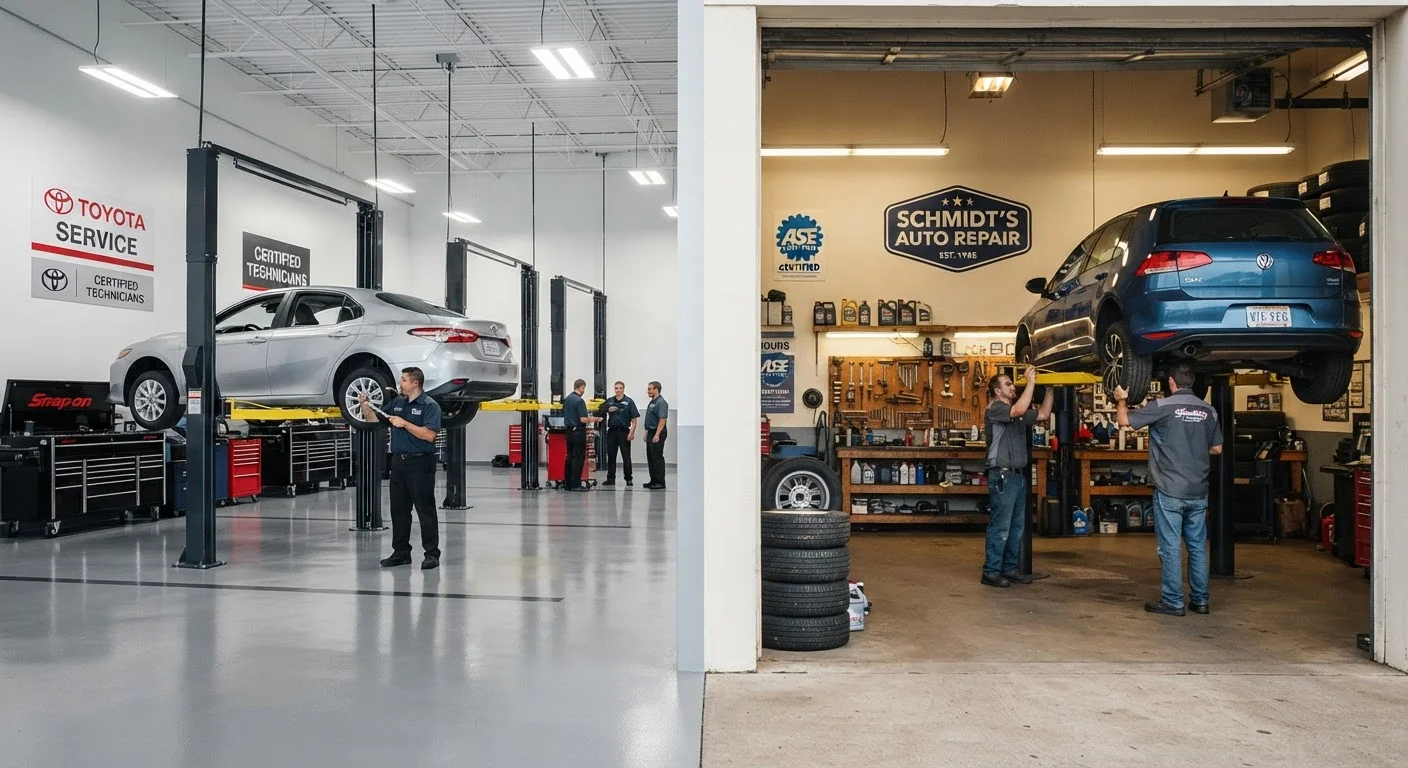 Dealership Service Center vs. Independent Mechanic: How to Weigh Your Options