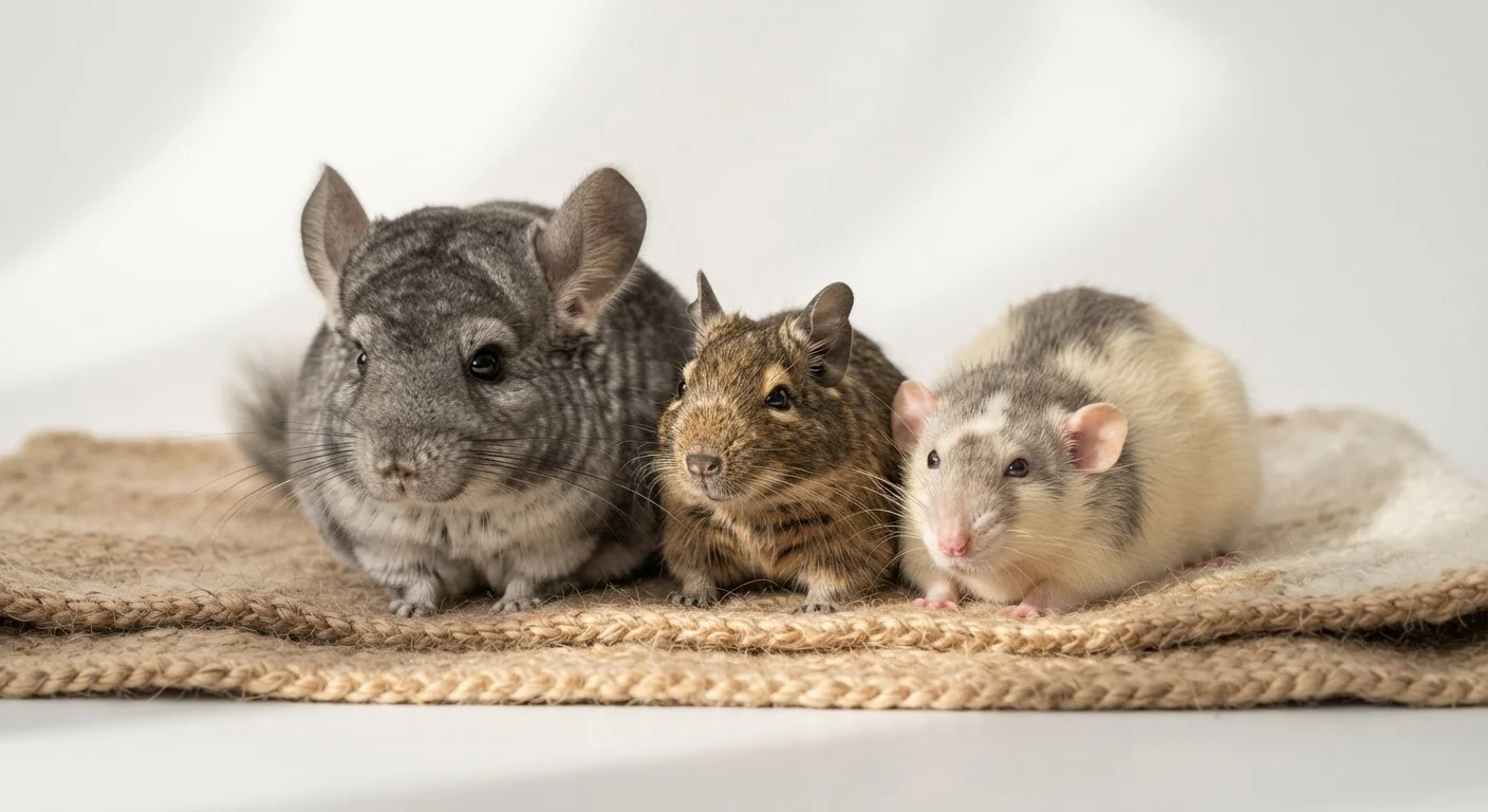 Exotic Small Pets Worth Knowing About: Chinchillas, Degus, and Rats