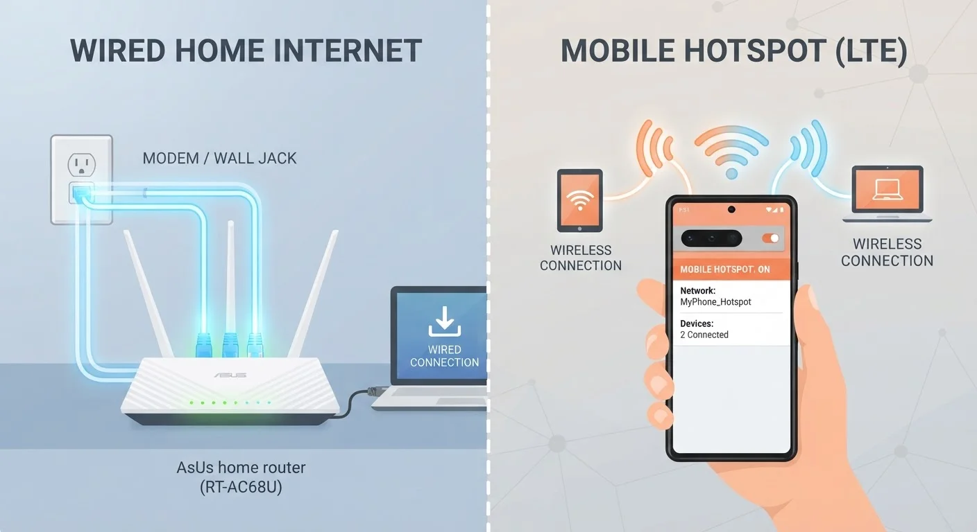 Fixed Home Internet vs. Mobile Hotspot: Understanding the Trade-Offs