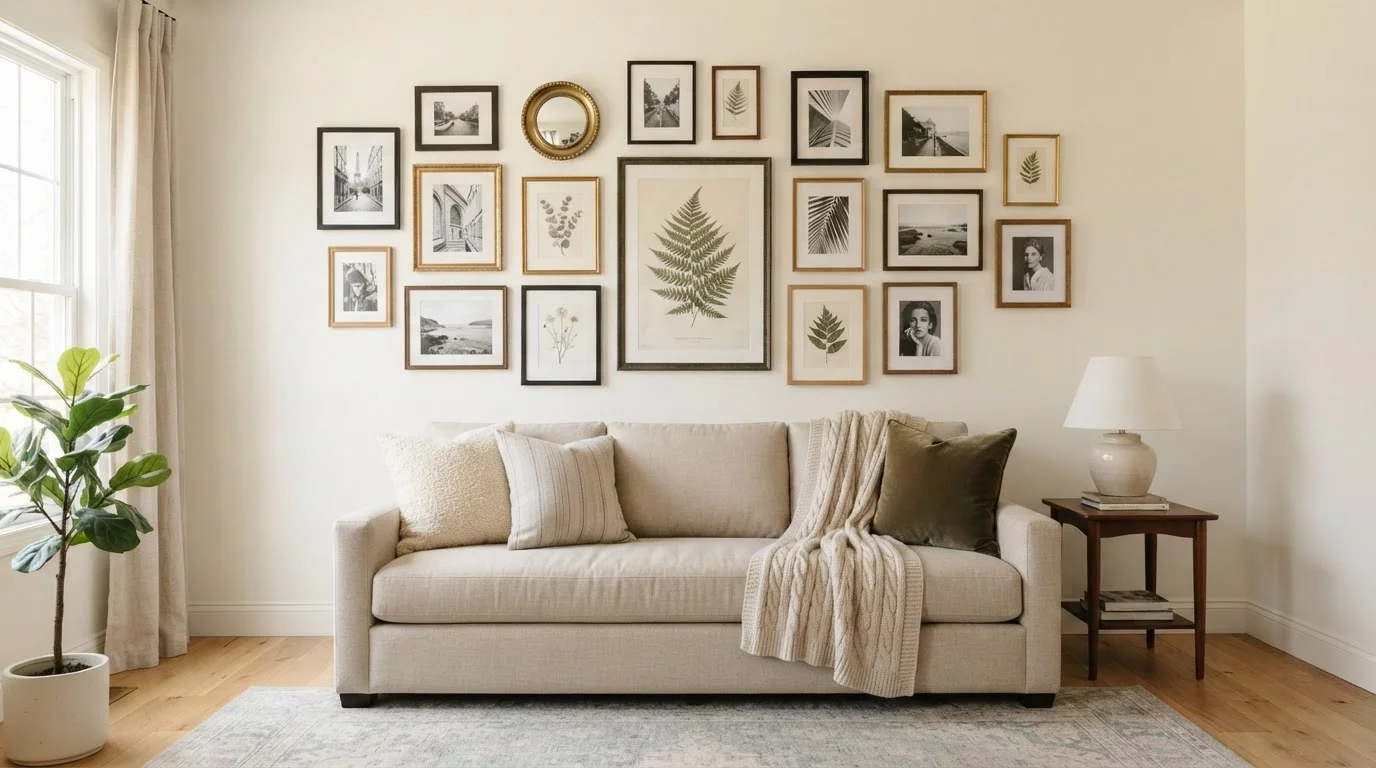 Gallery Walls Done Right: Arranging Frames Without the Guesswork