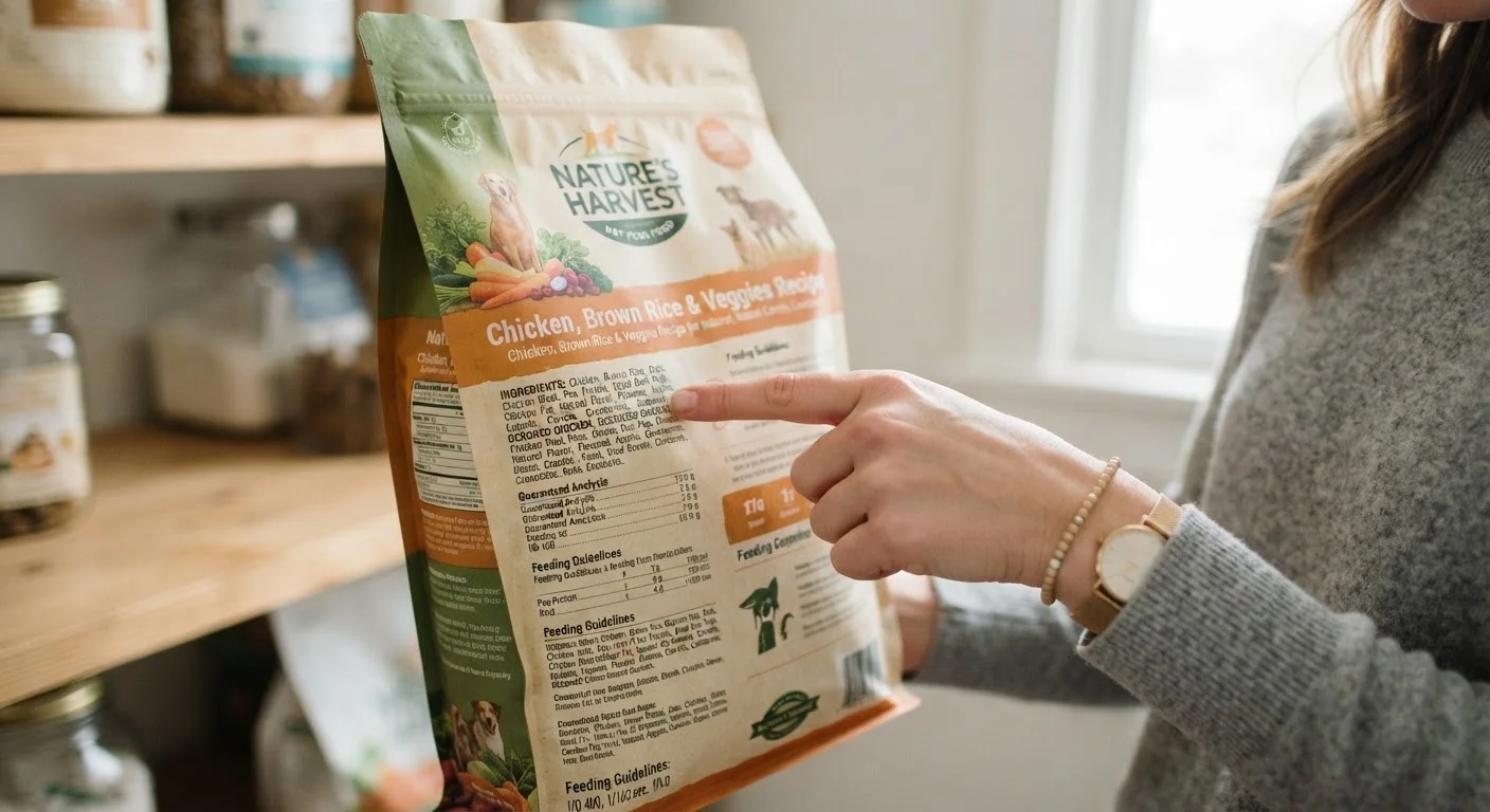 Reading a Dog Food Ingredient Label Without Getting Lost