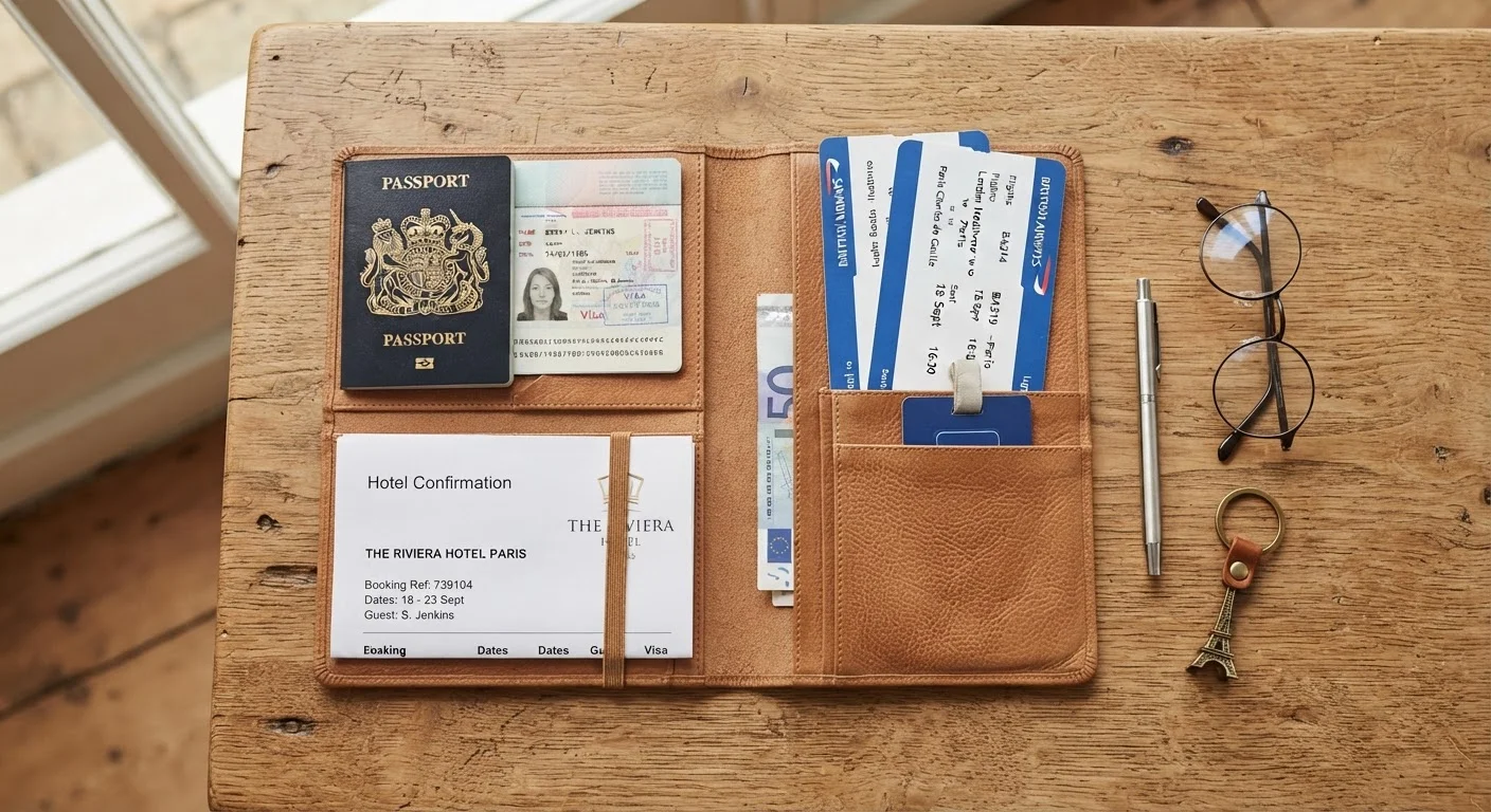 Travel Document Organization From Passport to Hotel Confirmation